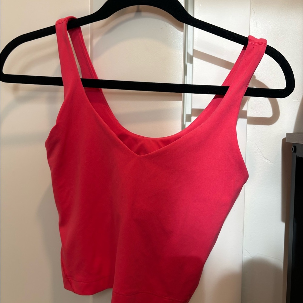 lululemon athletica Pink Scoop Neck Tank Top